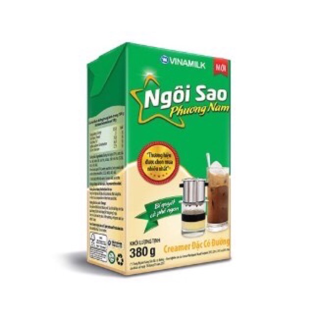 Sữa Đặc Ngôi Sao Phương Nam 380g ( Lon, Hộp Giấy)