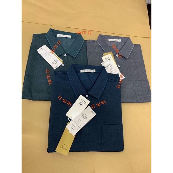 Áo thun dài tay nam trung niên hàng đẹp quảng châu