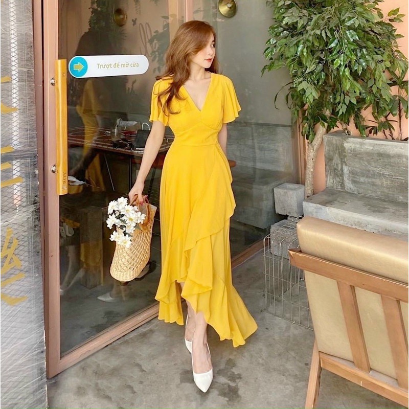 [Mã FAGREEN245 giảm 10% tối đa 30K đơn 99K] Maxi tùng bèo 2 màu | BigBuy360 - bigbuy360.vn