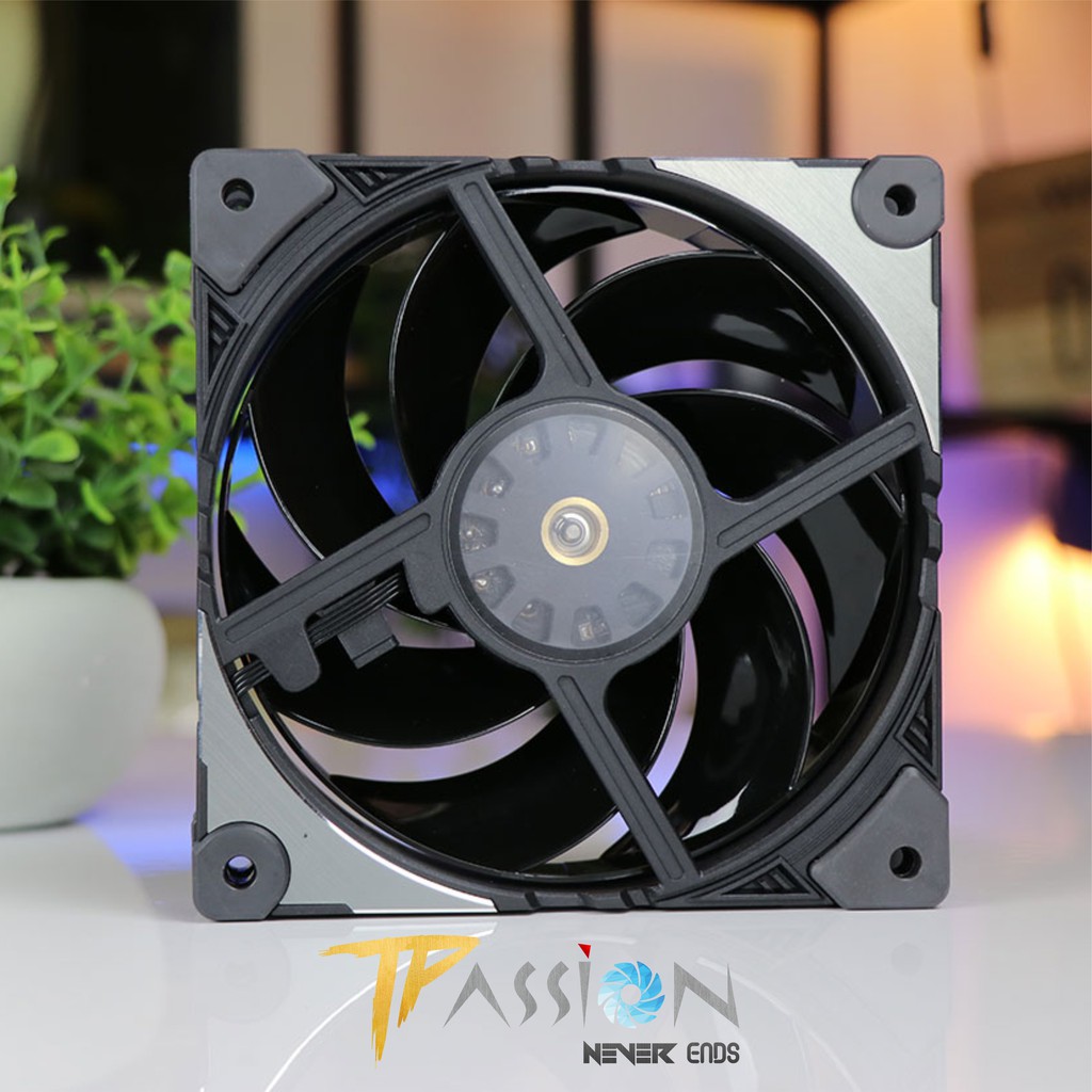 Quạt tản nhiệt Cooler Master MasterFan SF120M - Fan case 12cm 4 Pin PWM, bảo hành 60 tháng chính hãng , cực bền