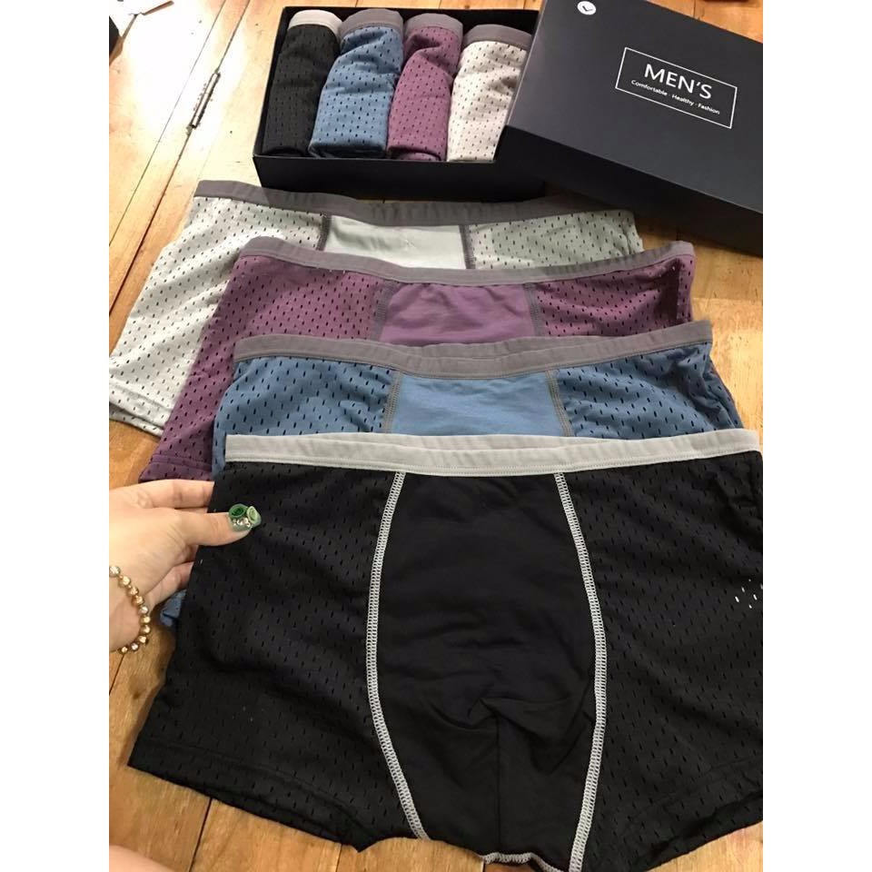 Bộ 4 quần lót thông hơi cao cấp tiện ích