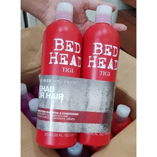 Cặp dầu gội xả tigi bed head đỏ 1500ml