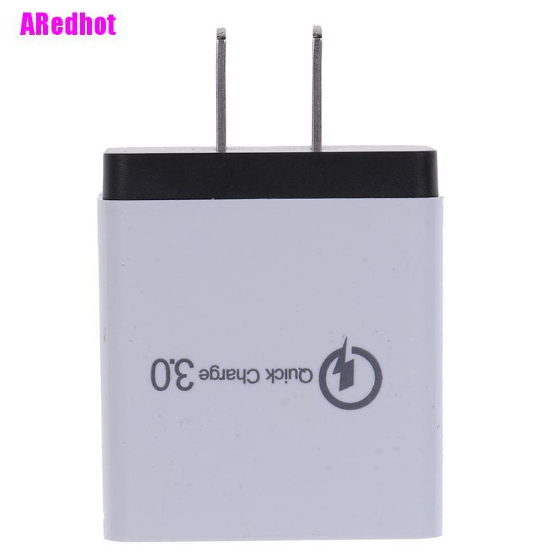 [ARedhot] 4 Ports travel charger 3a quick charge 3.0 usb charger fast charger adapter