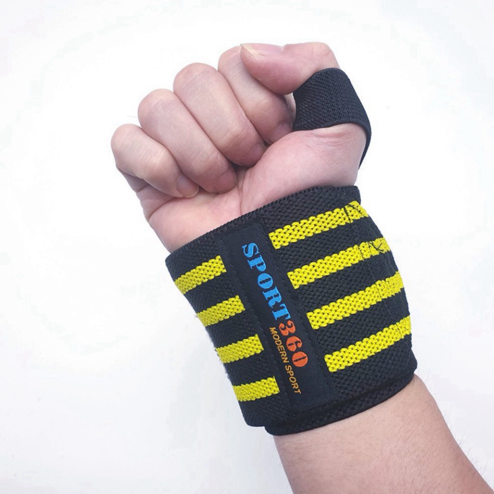 [RẺ❤ĐẸP] Đôi Dây Quấn cổ tay Wrist Wrap tập gym hỗ trợ đẩy tạ, băng quấn bảo vệ cổ tay phụ kiện tập gym [BảnTo]