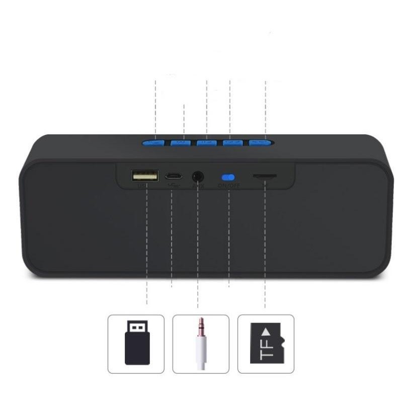 Loa Bluetooth SC211 Nghe Nhạc Mini Nhỏ Gọn Kết Nối Không Dây Đa Năng Dùng Được Usb Thẻ Nhớ - LSC00211