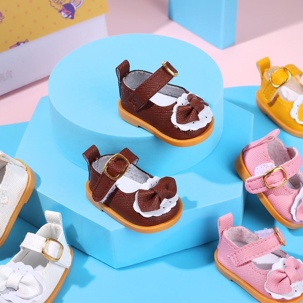 Giày Búp Bê Da Handmade Đính Nơ Xinh Xắn Cho Bé Gái