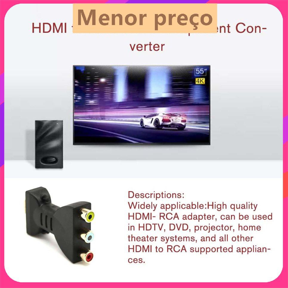 Bộ Chuyển Đổi Âm Thanh / Video Hdmi Sang 3 Rca