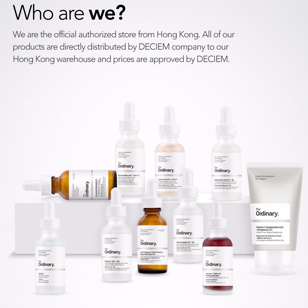 The Ordinary Bộ Sưu Tập Tinh Chất Niacinamide Alpha Arbutin Caffeine Lactic Acid Retinol 30ml | BigBuy360 - bigbuy360.vn