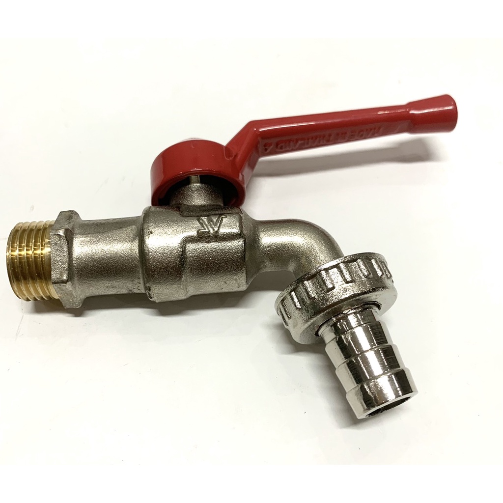 Vòi Hồ (Rumine), Vòi Rửa Tay, Vòi Máy Giặt SanWa Thân Đồng Đít Đồng 21mm
