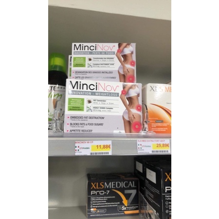 Minci Nov giảm cân bắp ,đùi,giảm mỡ 60 viên Pháp