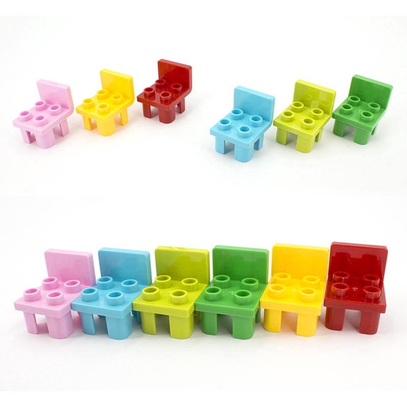 Bộ Đồ Chơi Lắp Ráp Mô Hình Ghế Ngồi Cho Bé