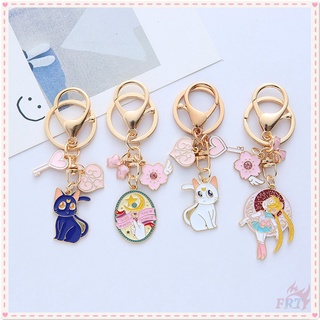 ✪ Móc Khóa Hình Gậy Phép Thuật Của Thủy Thủ Mặt Trăng Dễ Thương ✪ 1 Vỏ Đựng Hộp Sạc Tai Nghe Airpods Hình Hoạt Hình Có Móc Khóa