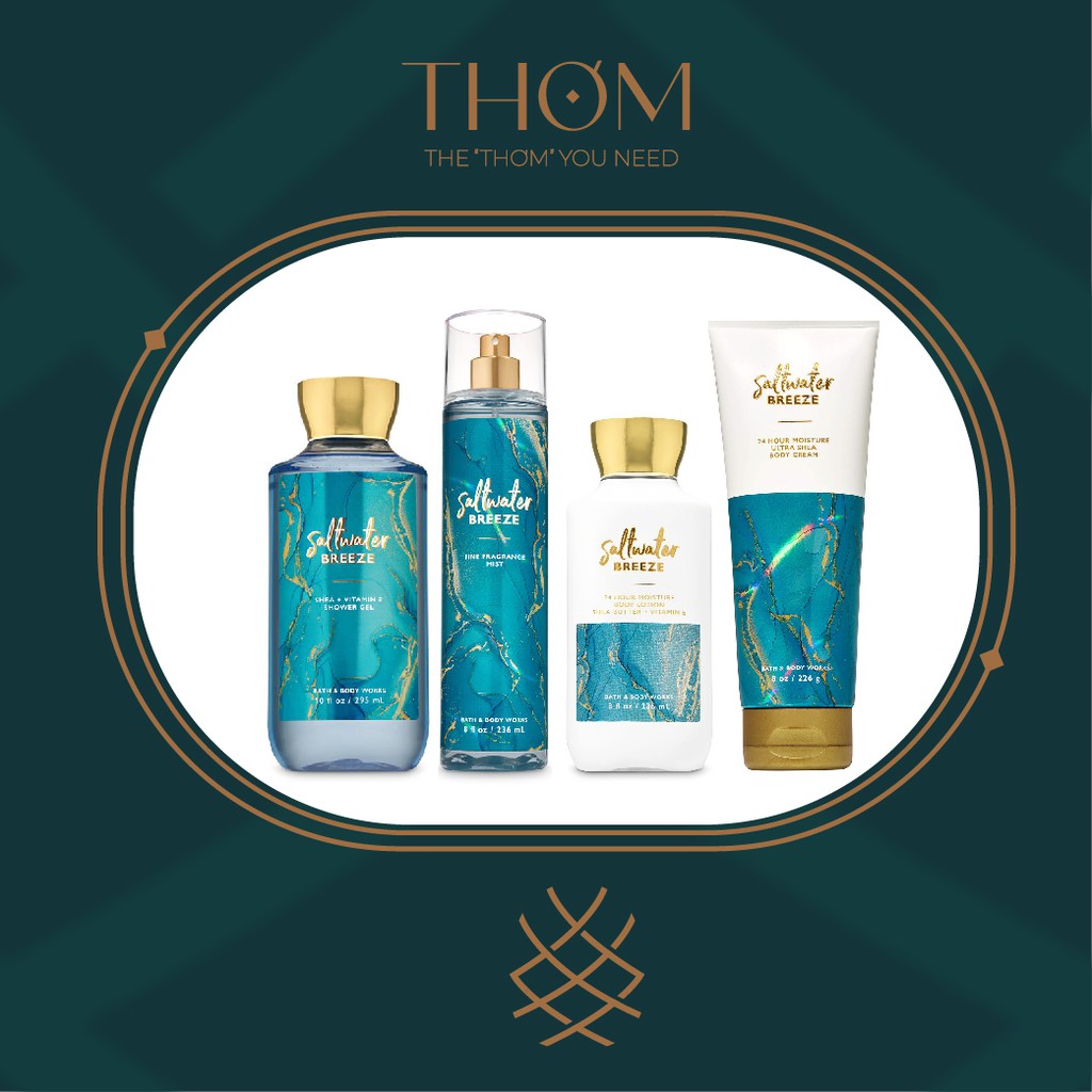 SALTWATER BREEZE | Sản Phẩm Tắm Dưỡng Xịt Thơm Toàn Thân Bath & Body Works | BigBuy360 - bigbuy360.vn