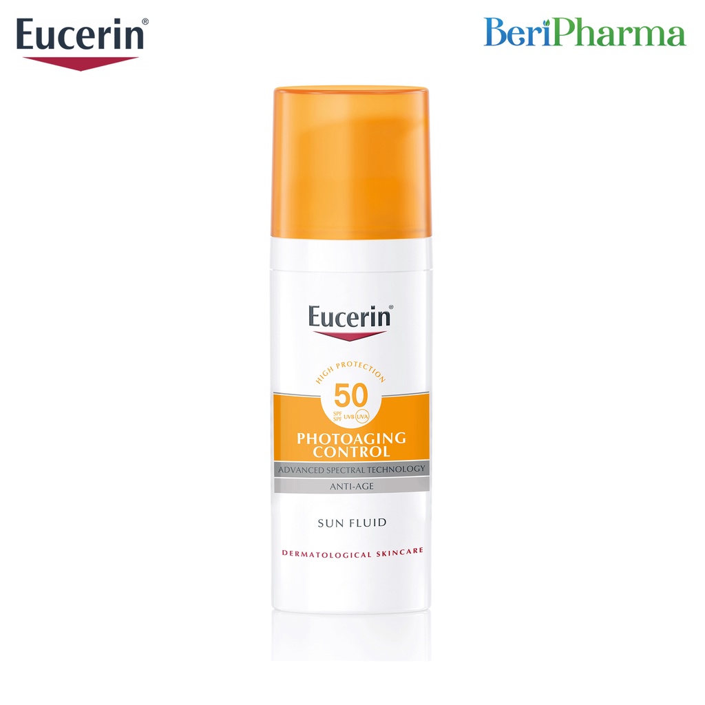 Eucerin Kem Chống Nắng Giúp Giảm Nếp Nhăn Và Ngăn Ngừa Lão Hóa Sun Fluid Photoaging Control Spf 50-50ml