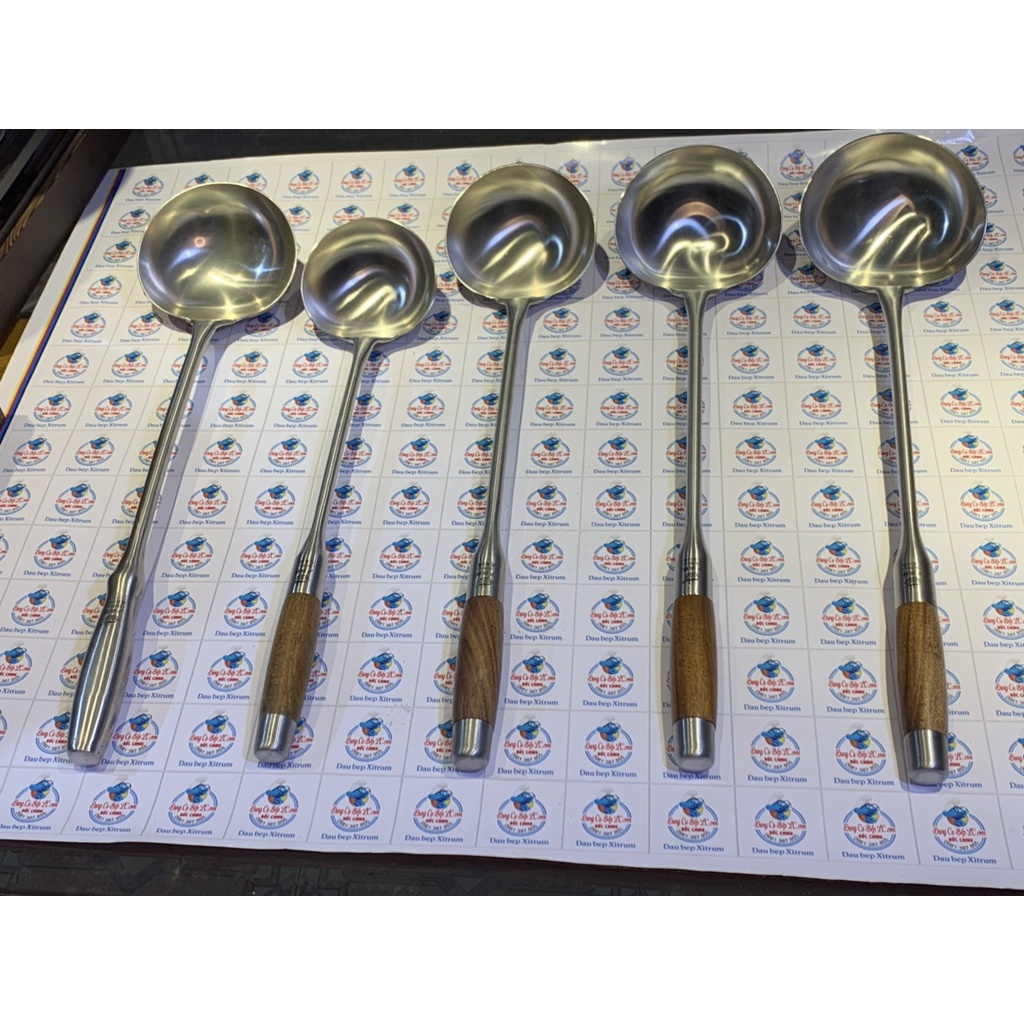 Muôi xào vá xào muôi múc canh nhà hàng và gia đình