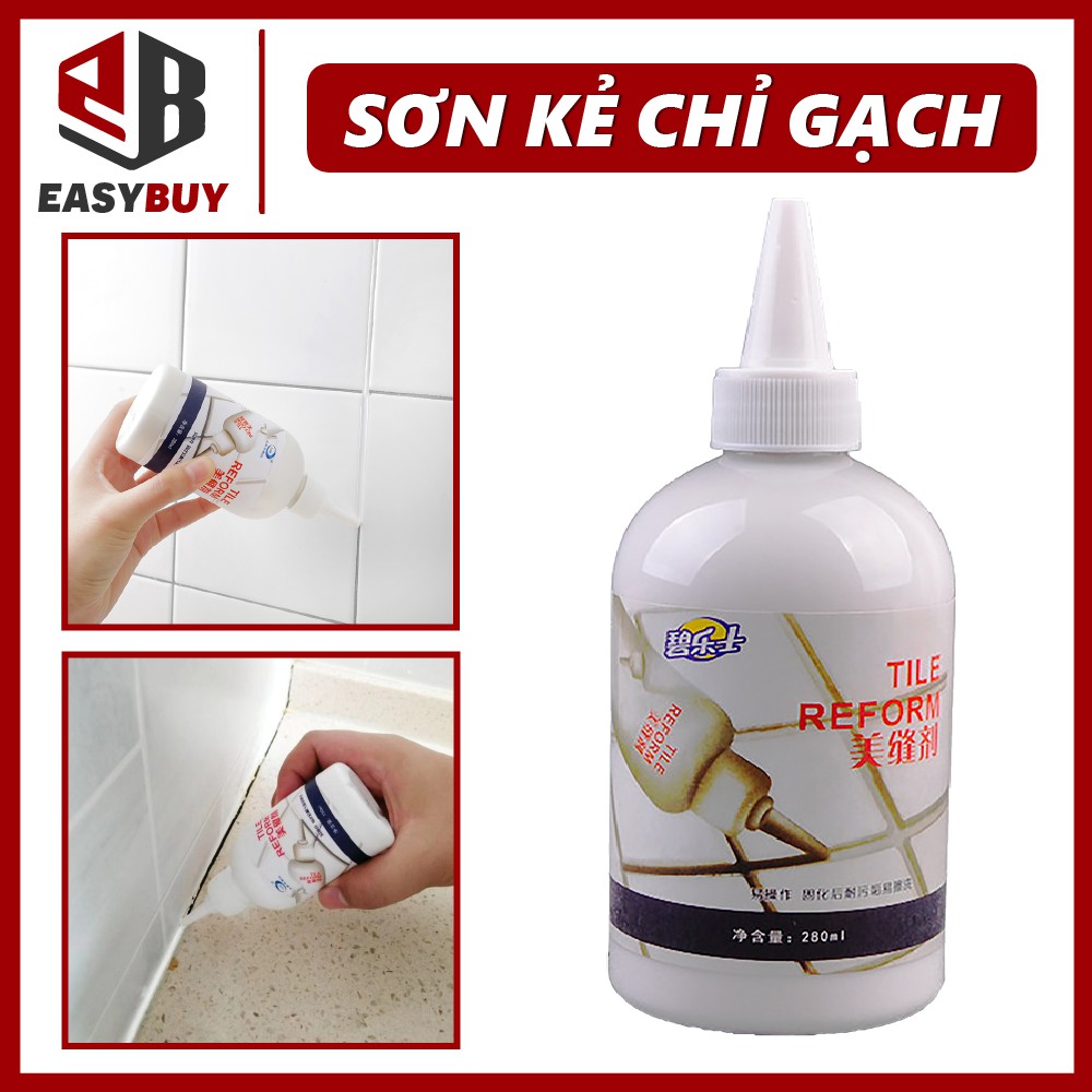 Chai Sơn Kẻ Chỉ Gạch Làm Trắng Viền Gạch