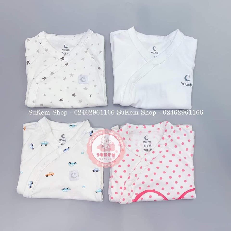 Set sơ sinh Moon chất petit mềm cho bé sơ sinh