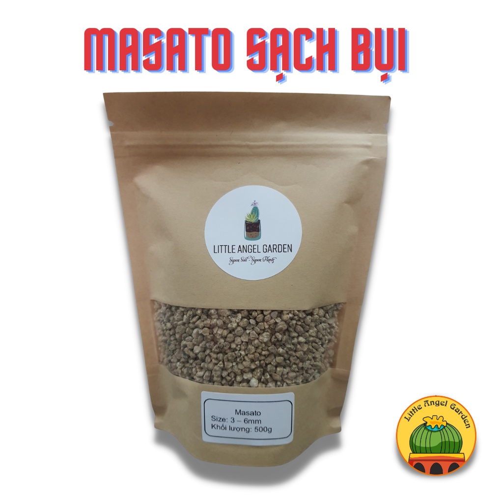 Đá khoáng Masato sạch bụi| Size 2-4 và 3-6mm| Rải mặt trộn giá thể sen đá, xương rồng