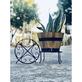 Combo 2 đế sắt kê chậu chậu nghệ thuật- đế lùn