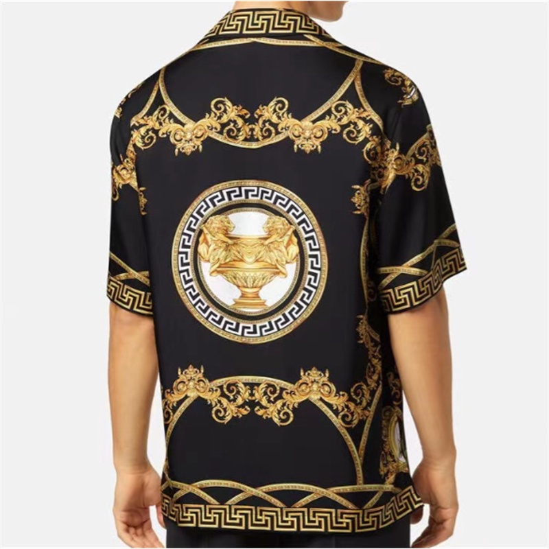 Áo Sơ Mi Ngắn Tay In Họa Tiết Thời Trang Dành Cho Nam Và Nữ