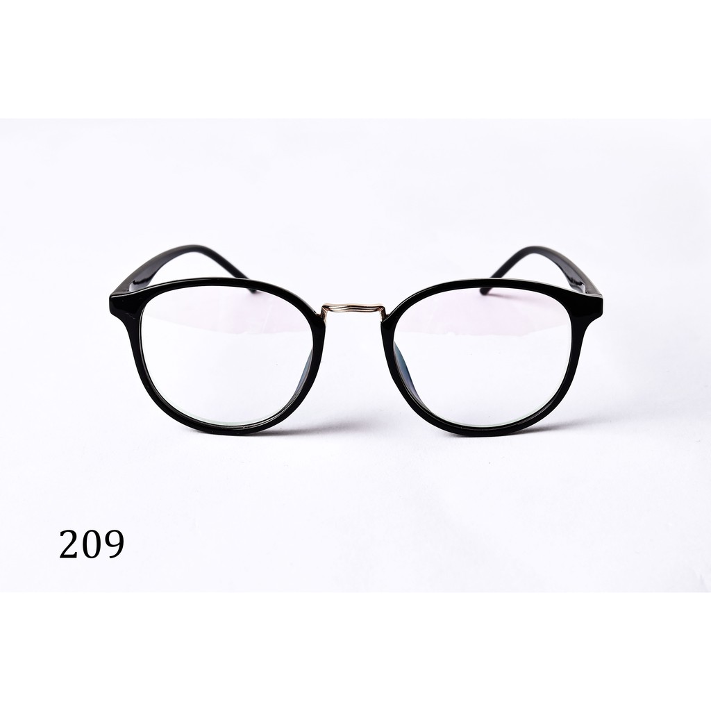 Gọng kính giả cận mắt tròn thời trang unisex Liedotti Eyewear 209