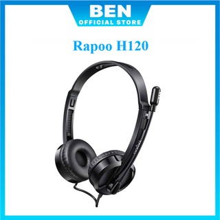Tai nghe chụp tai on-ear rapoo h120 - usb stereo - hàng chính hãng