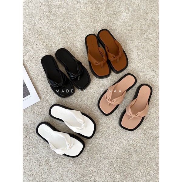 Dép bánh mì kẹp ngón 361, nhiều màu, phong cách cá tính năng động