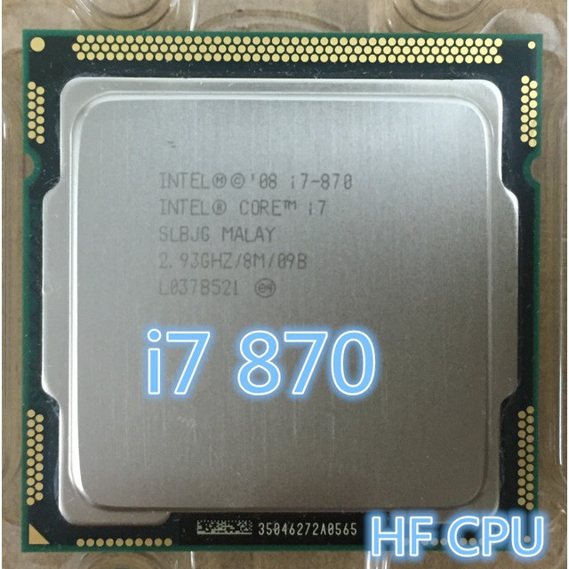 Intel core i7 870