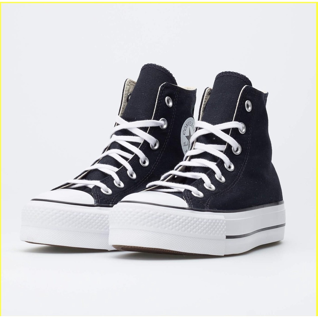 Giày Sneaker Converse Chuck Taylor All Star Canvas Platform High black (  Full box) | Shopee Việt Nam