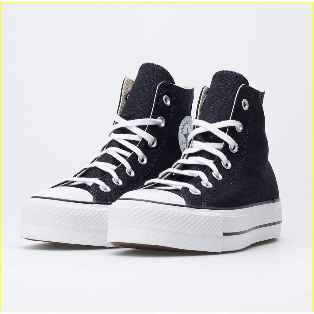 Giày Sneaker Converse Chuck Taylor All Star Canvas Platform High black ( Full box)