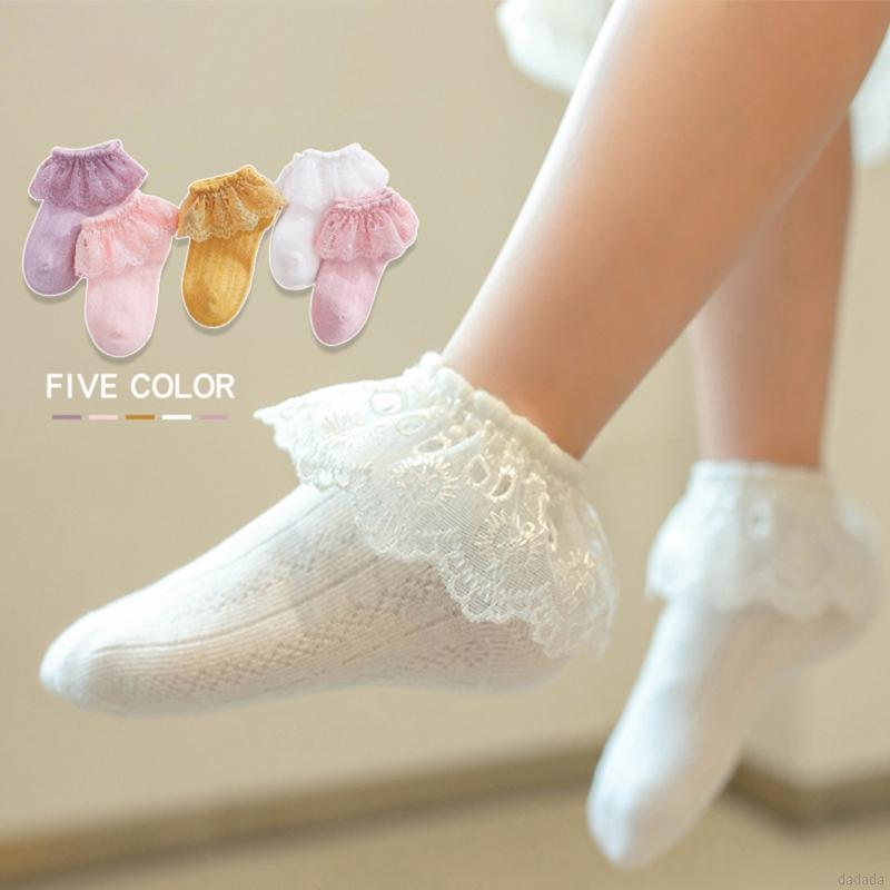 Vớ Cotton Thêu Họa Tiết Xinh Xắn Dành Cho Bé