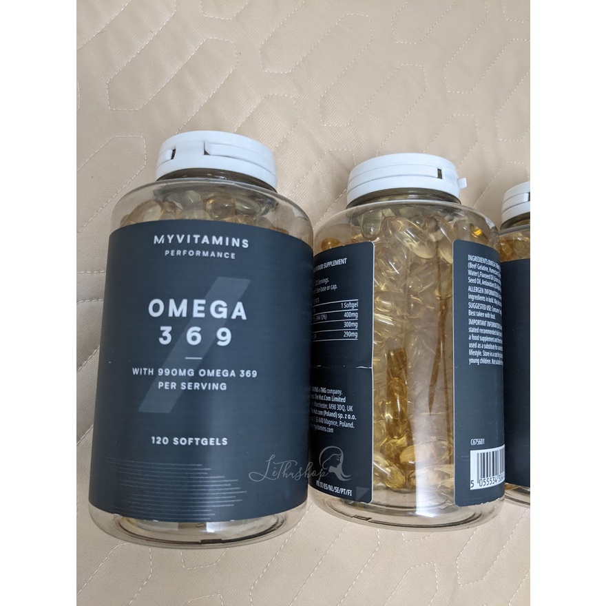 Viên uống Omega369_PHÁP lọ 120 viên