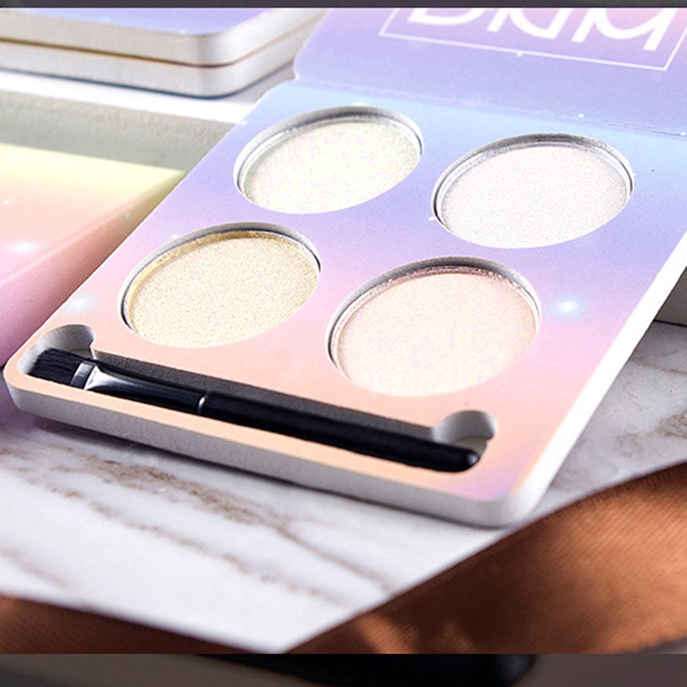 DNM 4 Colors Shimmer Highlight Powder Palette