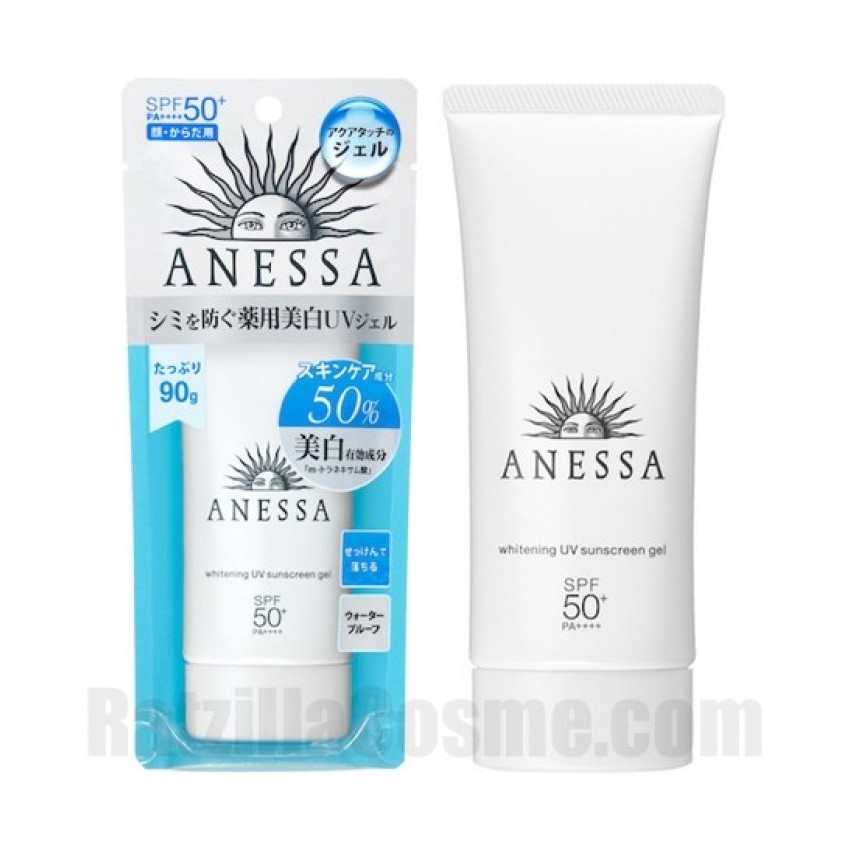 Kem chống nắng Shiseido Anessa Whitening UV Sunscreen Gel SPF50+ 90g