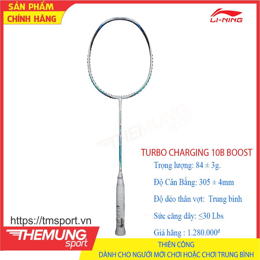 Vợt Cầu Lông LiNing Turbo Charging 10B Boost || Dẻo Trung Bình - Nặng Đầu - Chuyên Công