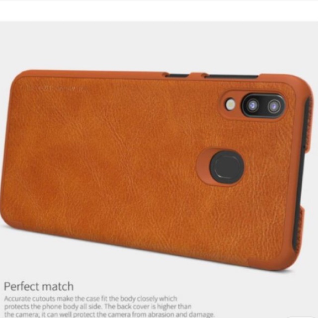 Bao da samsung A20 chính hãng Nillkin Qin
