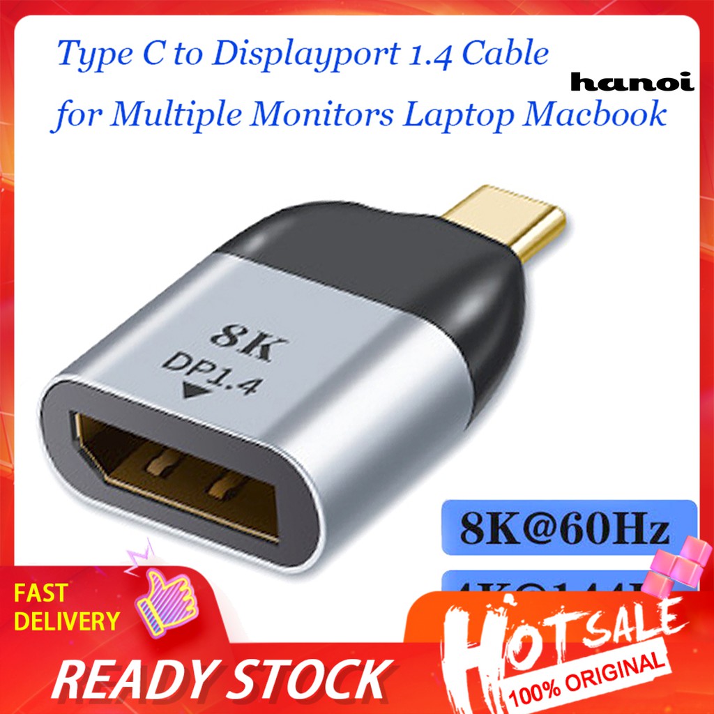 Đầu Chuyển Đổi Cổng USB Type C Sang Cổng Hiển Thị 8K 60HZ Cho Thunderbolt 3