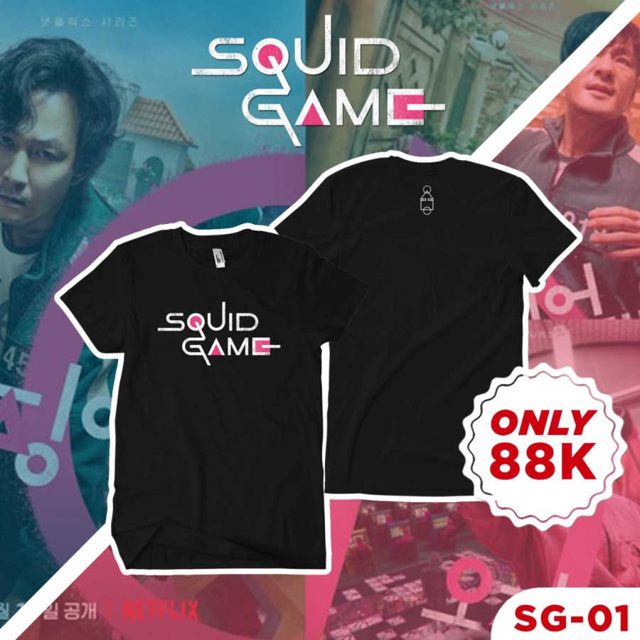 RẺ VÔ ĐỊCH HOT🔥 Áo Phông Squid Game Terbaru 2021 mẫu mới cực chât