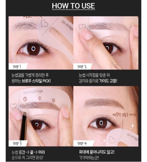 Khuôn Mày Aritaum Brow Guide