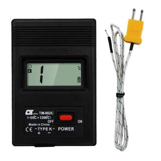 Nhiệt kế tm-902c k hiển thị màn hình kỹ thuật số đo nhiệt độ -50 độ đến 1300 độ