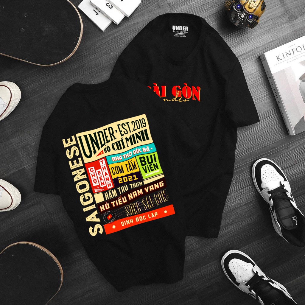 Áo Thun Sài Gòn Rich Kids, Đẳng Cấp Chính Hiệu 100% Cotton 4 Chiều