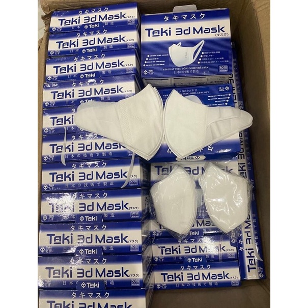 Khẩu trang 3D Mák-1 hộp/50 cái