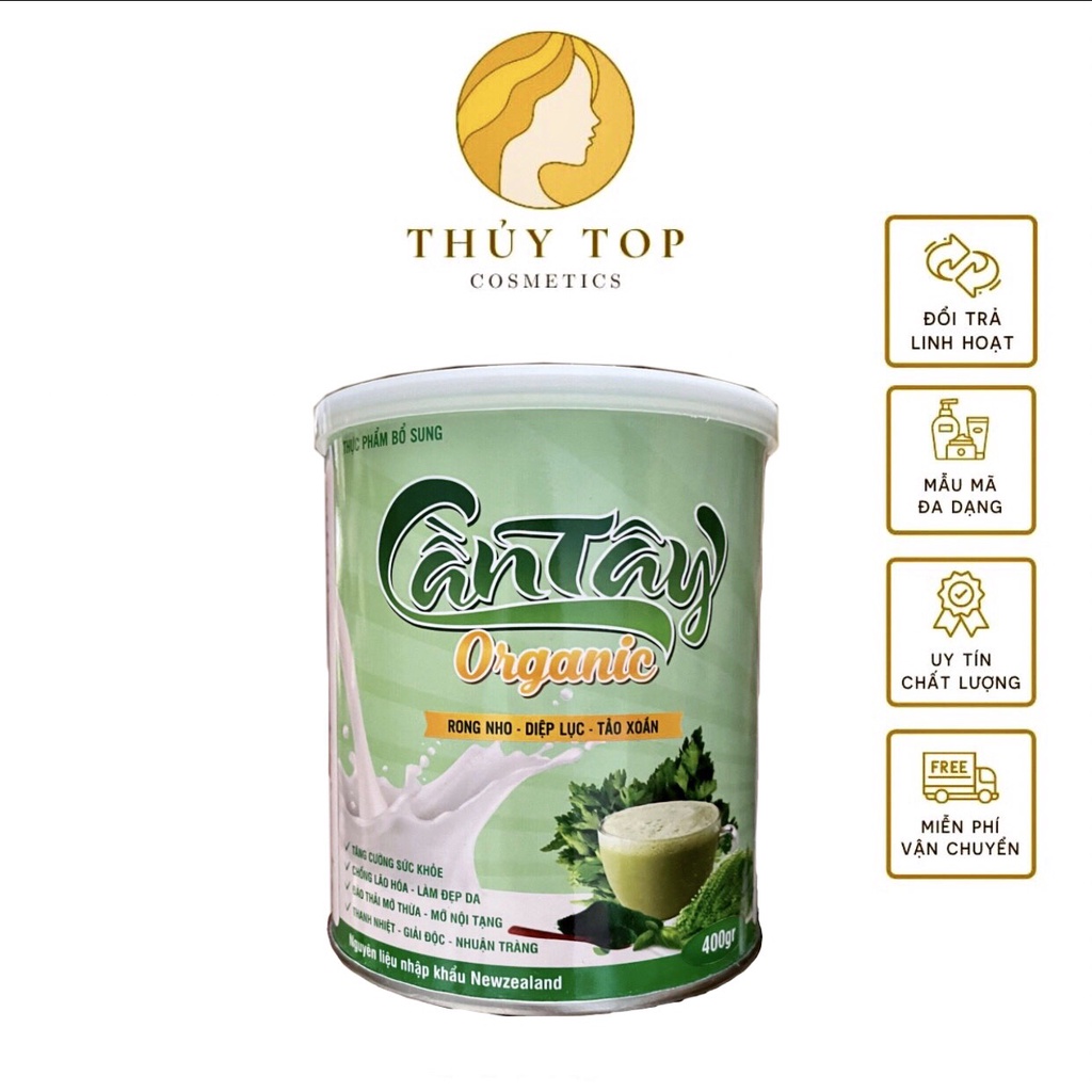 Sữa Bột Cần Tây Rong Nho, Diệp Lục, Tảo Xoắn Organic Nguyên Chất 100%. Bột cần tây Organic