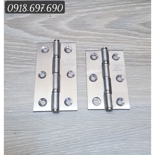 Bản lề lá inox cửa tủ trục to cao cấp