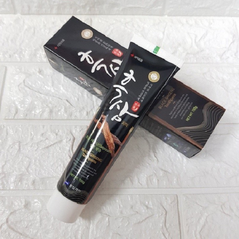 [ Chính Hãng ] Kem Đánh Răng Hắc Sâm Hanil Hàn Quốc, Tuýp 150g, Giúp Răng Chắc Khỏe, Giữ Hơi Thở Luôn Thơm Mát