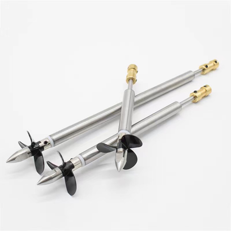 Trục Truyền Động + 3 Cánh Quạt 4mm Cho Tàu Thuyền Điều Khiển Từ Xa
