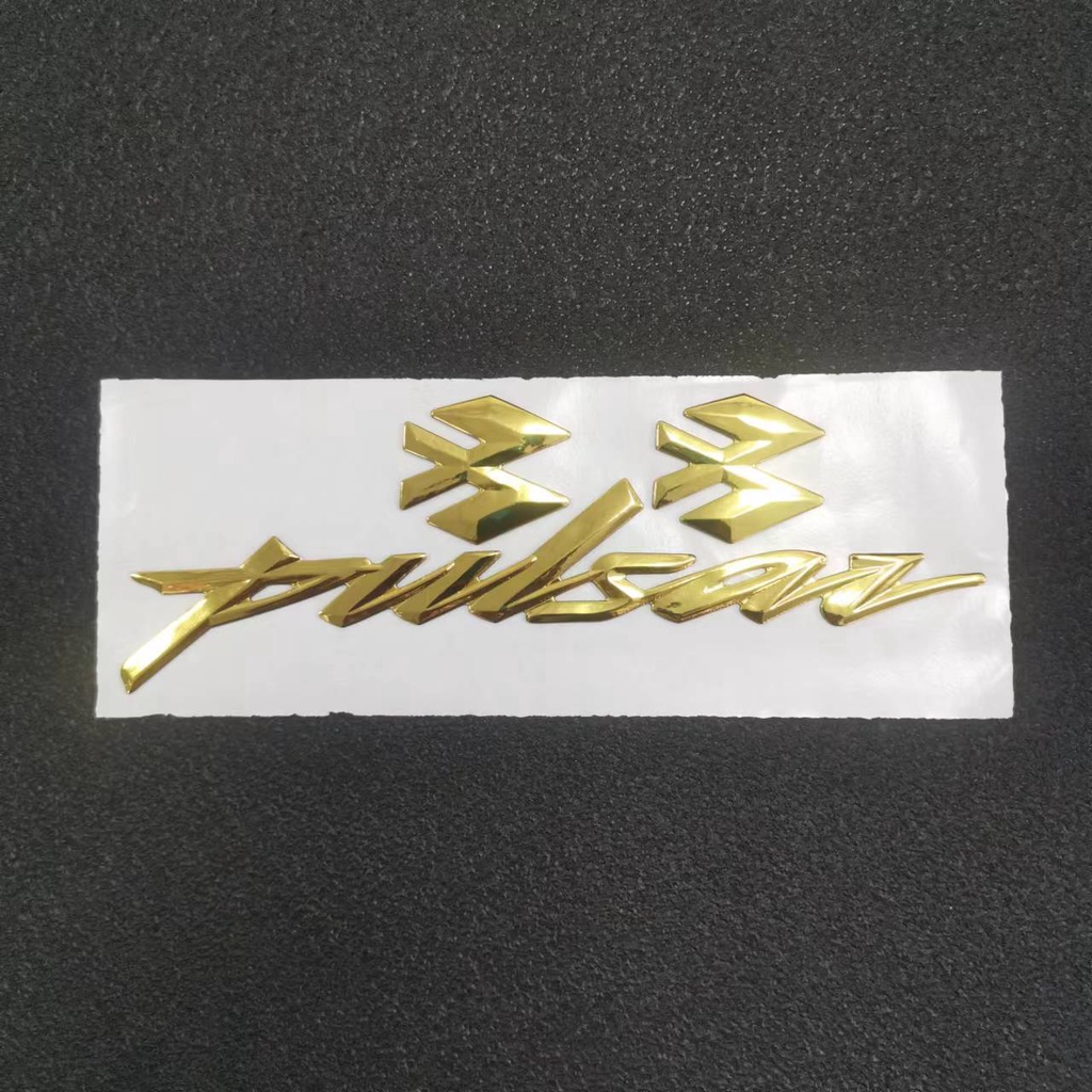 Set 2 Logo Mềm Trang Trí Xe Mô Tô Ns200 Rs200 Ns150 Ns160 Rouser Ns200 3D