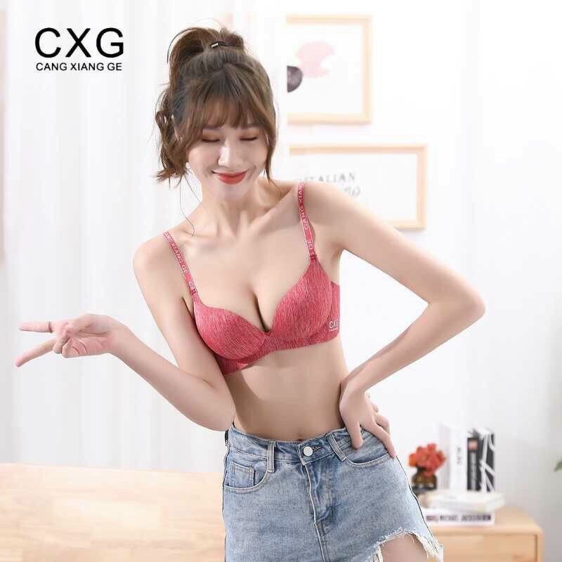 Áo Lót Nữ Đúc Su Đệm Bàn Tay Muối Tiêu Không Gọng Siêu Nâng Ngực Mã A05-HOT NEW