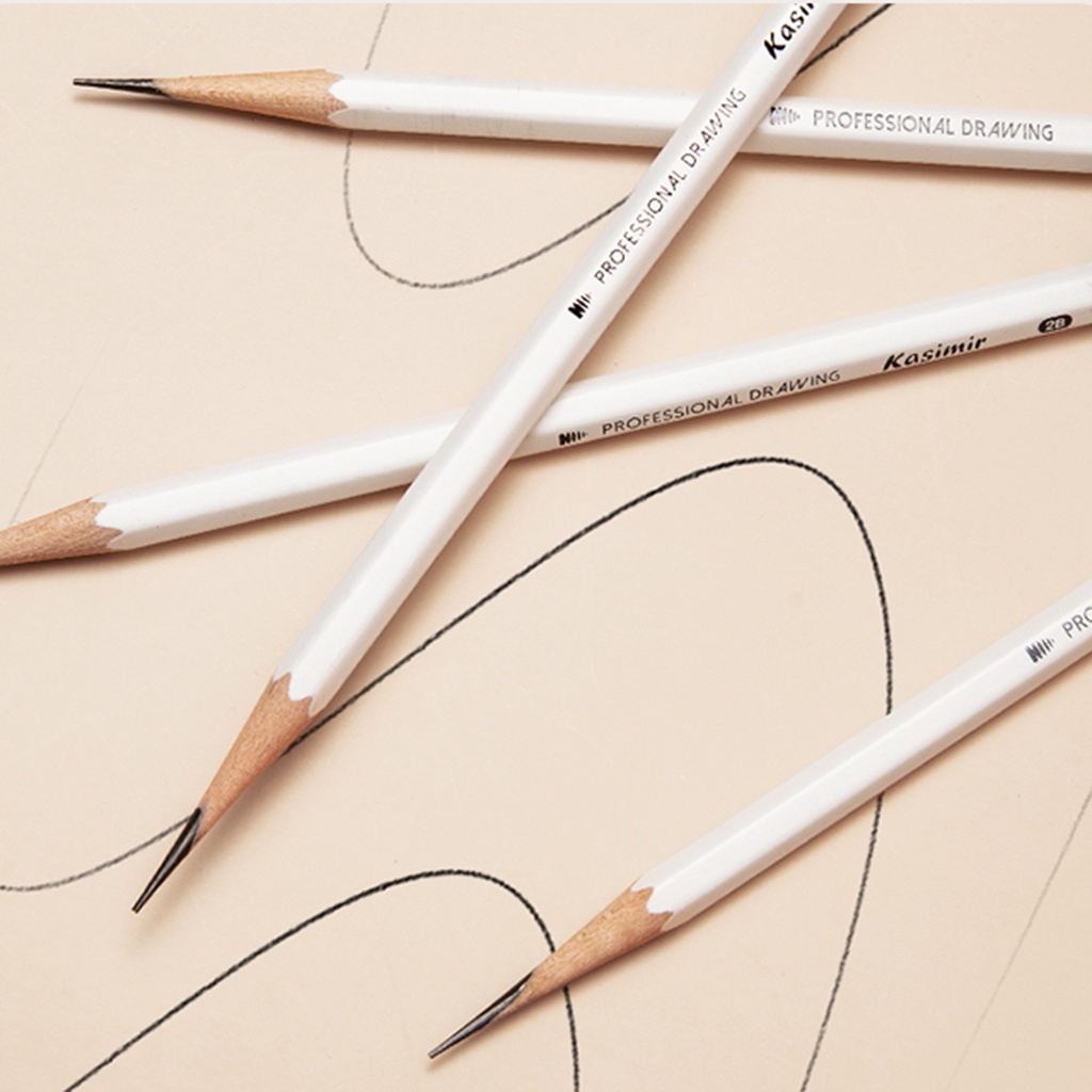 Set 14 Bút Chì Gỗ HB / 2B / 4B Chuyên Dụng Cho Học Sinh