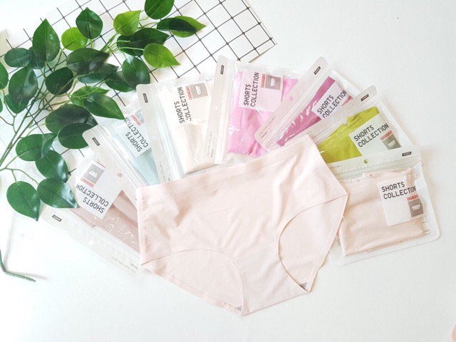 QUẦN LÓT NỮ SU LẠNH TRƠN KHÔNG VIỀN CẠP NGẮN CHẤT MÁT | BigBuy360 - bigbuy360.vn